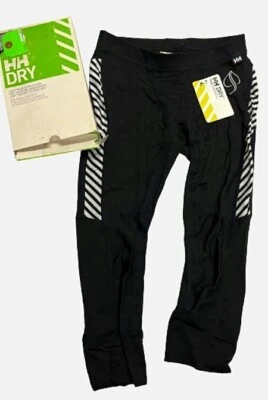 Pantalón Helly Hansen Dry 3/4 Nuevo con Etiquetas Talla S o L Negro Absorbe Humedad Mujer Activo Foto 1 de 4