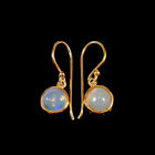 Vintage Natural Opal Earrings 925 Sterling Silver /E111437