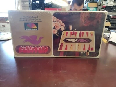 1975 Vintage Factory Sealed Backgammon Game- NEW- Selchow And Righter - Image 1 of 3