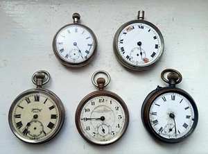 Antique Victorian Pocket Watch c.1870-1900 missing hand - Picture 1 of 12