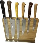 Laguiole En Aubrac 7-Piece Kitchen Knife Set With Mixed Wood Handle