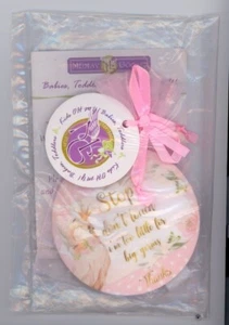 Mädchen Rosa Blumen Neugeborenes Baby Autositz Tag Kinderwagen Zeichen Baby Autotrage Zeichen - Bild 1 von 2