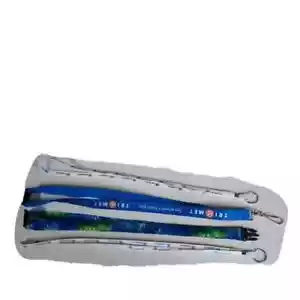 Lot Of 4 Lanyards Key Chain Key Fob Blue Multi-Color - Picture 1 of 9