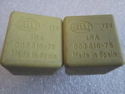 93-2000 VOLVO 740 850 C70 S70 V70 RELÉ 9128164 4RA 003 510-75 OEM HELLA (2 PIEZAS) Foto 1 de 2