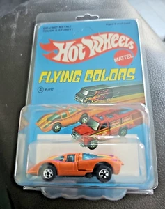 Porsche P-917 Hot Wheels 1975 Original Flying Colors #4! Hong Kong Unpunched - Picture 1 of 9