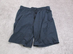 Zella pantaloncino uomo taglia media blu felpa palestra sport stringhe - Foto 1 di 6