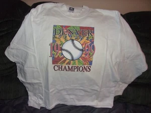 DENVER SOFTBALL 1999 LEAGUE CHAMPIONS SHIRT LANGARM XL HEAVYWEIGHT COTTON - Bild 1 von 2