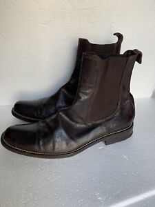Dsquared 2 Brown Distressed leather Men’s Boots Euro sz 42 Us 8,5 - 9