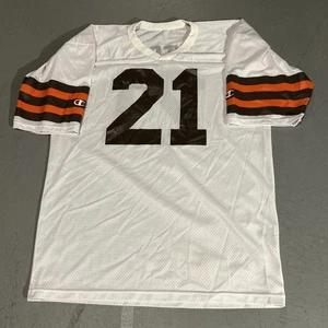 Vintage 90s Champion NFL Eric Metcalf Cleveland Browns Jersey #21 - Mens Large L - Bild 1 von 5