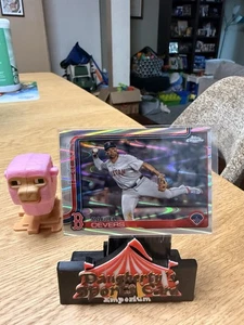 2025 Topps Chrome Rafael Devers Raywave Refractor #127 Boston Red Sox Giants - Picture 1 of 2