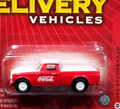 Johnny Lightning CHASE 1962 Studebaker Pickup Truck WHITE LIGHTNING Coca Cola - Image 1 of 3