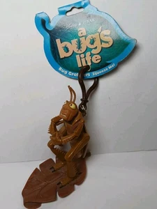 Disney Pixar A Bug’s Life Hopper Bug Crawlers 1998 4Kidz Flex Figur mit Etikett - Bild 1 von 3