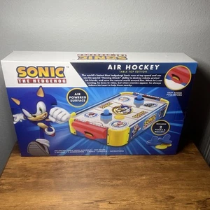 Sonic The Hedgehog TableTop Air Hockey - New - Air Powered BF Or Kid Gift! Rare! - Picture 1 of 6