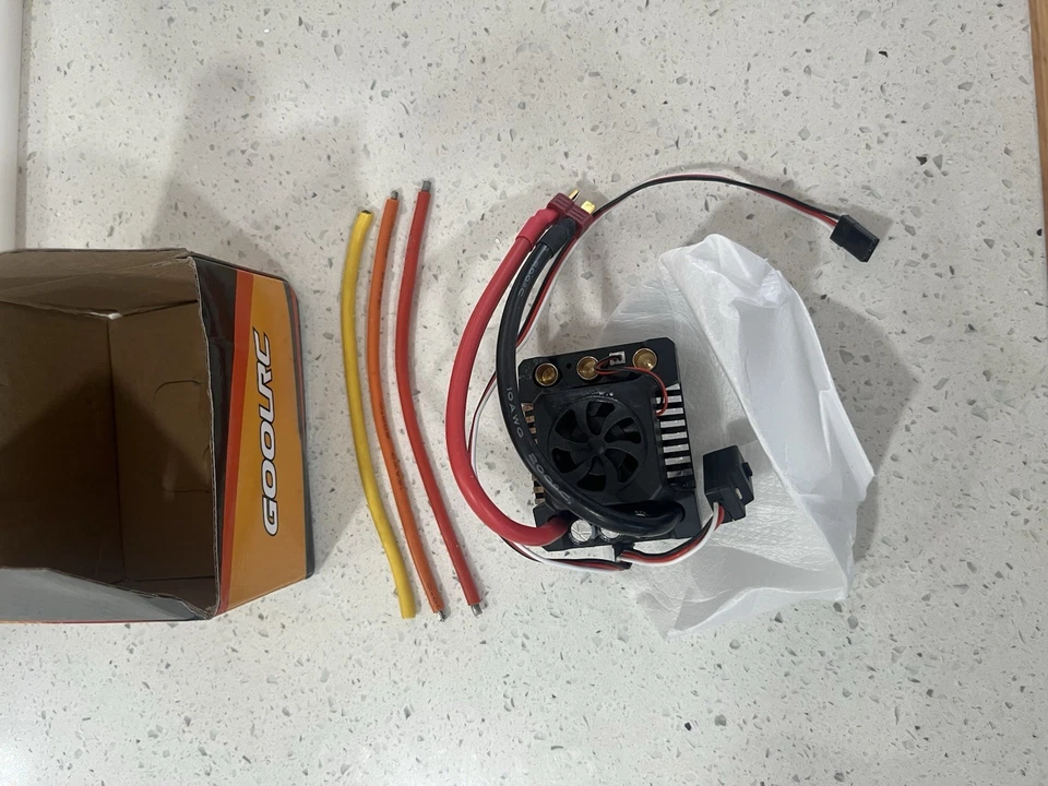 GoolRC S-120A Brushless Controller with 6.1V/3A SBEC for 1/8 T9P1 - Image 1 of 2