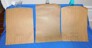 Marx original 1950's brown striped bags rocket, missile and caison bag - Picture 1 of 2
