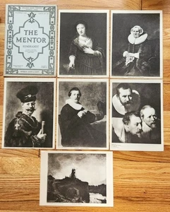 The Mentor Magazine Dec. 1, 1916 #120 Rembrandt by John Van Dyke w/ Inserts - Imagen 1 de 2