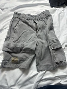 Boys, Arizona Jean Co., Khaki Cargo Flex Shorts, Size 6, Adjustable Waistband - Picture 1 of 5