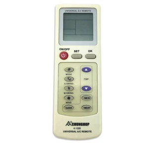 FOR CHUNGHOP Universal Air Conditioner Remote Control K-100E English Version - Picture 1 of 2