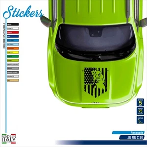 Adesivi compatibili Renegade cofano fascia centrale USA bandiera aquila - Imagen 1 de 1
