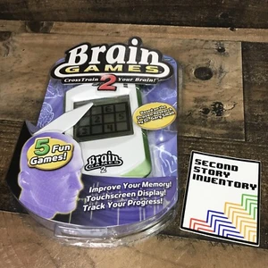 Radica Brain Games 2 Mattel 5 Games Cross Train Your Brain Memory Handheld NEW - Picture 1 of 3