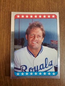 Kansas City Royals Vintage1985 Topps Album Stickers George Brett #188 HOF 🔥