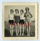 WWII ORIGINAL GERMAN PHOTO GIRLS FROM BDM IN SPORT'S UNIFORM & swimsuit
