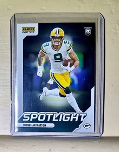Christian Watson 2022 NFL Panini #12 Spotlight Rookie Football Card 1/603 - Picture 1 of 2