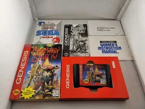 Phantasy Star IV 4 Sega Genesis Completo En Caja Casi Como Nuevo Con Tarjeta Reg - Imagen 1 de 6