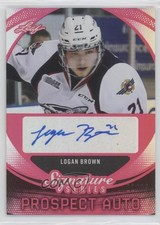 2015 Leaf Signature Series Prospect Red /25 Logan Brown #SP-LB1 Auto