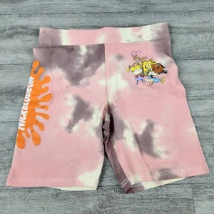 Nickelodeon Tie Dye Retro Multicolor Shorts Size Large Youth Rugrats and others - Picture 1 of 9