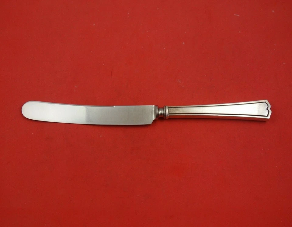 Cuchillo de Cena Chippendale Nuevo por Alvin Plata Esterlina Antiguo Francés 9 5/8" Cubiertos Foto 1 de 3