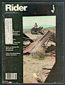 1981 January Rider Motorcycle Magazine- Baja, Arctic Circle Dempster Highway - Picture 1 of 3