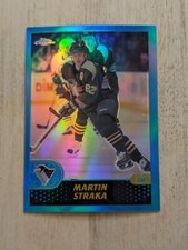 2001-02 Topps Chrome Martin Straka Refractor #60 Penguins