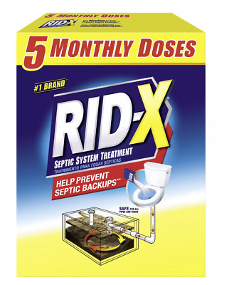 RID-X Septic Treatment, 5 Month Supply Of Powder, (49 Oz.). • 15.28$