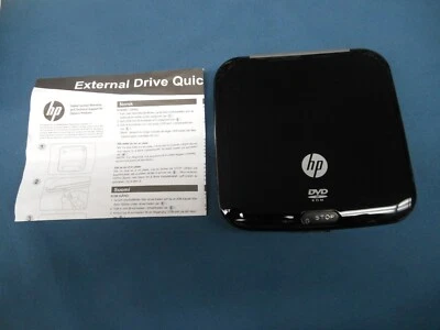 HP 8X External Slim Top-Load DVD-ROM Drive USB rm475e - Image 1 of 4