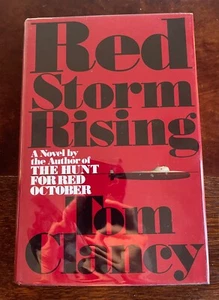 Red Storm Rising TOM CLANCY 1986 1st Edition 1st Print Hardcover Mylar VERY GOOD - Picture 1 of 5