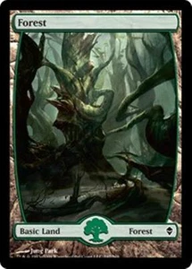 FOREST Artist—Jung Park MTG Zendikar Extended Art Basic Land #247 - Picture 1 of 1