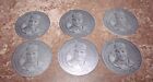 6 ENCO 1960s Happy Motoring Service Cardboard Tokens-Hard to Find! Humble Oil