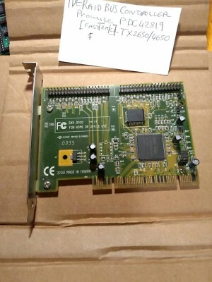 IDE RAID Controller Promise PDC42819 [FasrTrak TX2650/TX4650 PCI Card Q-TEC 330R - Image 1 of 4