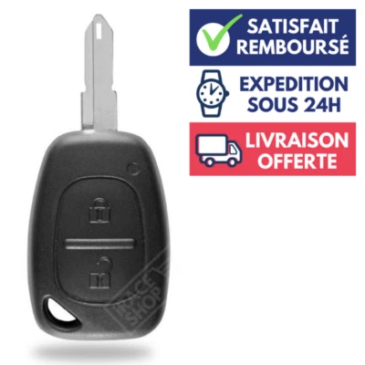 Coque de Clé Télécommande pour Plip  RENAULT Kangoo Trafic Opel Master Vivaro  - Image 1 of 4