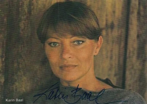 Karin Baal Original Autogramm Foto-AK Theater TV Kult 2305074 - Picture 1 of 2
