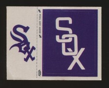 1970-1971 Fleer "Official" MLB Cloth Patch Stickers -CHICAGO WHITE SOX(Monogram)