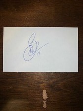 BRAEDEN CLOUTIER - SOCCER - AUTOGRAPH SIGNED - INDEX CARD -AUTHENTIC -C1865
