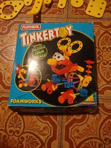 Playskool Tinker Toy Foam Works Set Vintage - Picture 1 of 4