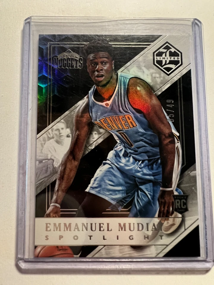 K11,027 - 2015-16 Limited Silver Spotlight #197 Emmanuel Mudiay #/49 - Image 1 of 1