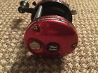 Abu Garcia Ambassadeur 5000 Al Vintage Red Fishing Reel 820400 Casting Level