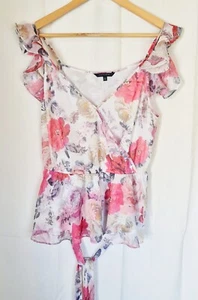 Portmans Women's Floral Blouse Size 12 Good Condition - Picture 1 of 8