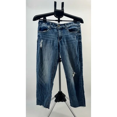 Pantalones de mezclilla desgastados KUT from the Kloth Kelly tobillo pierna recta talla 6 Foto 1 de 4