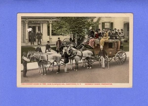 Tarrytown, New York  Vincent House Hotel in 1860  Stage Coach - Picture 1 of 2