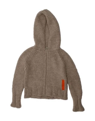 Suéter cárdigan corto con capucha GUESS para niñas 7-8 años lana gris BH07 Foto 1 de 3